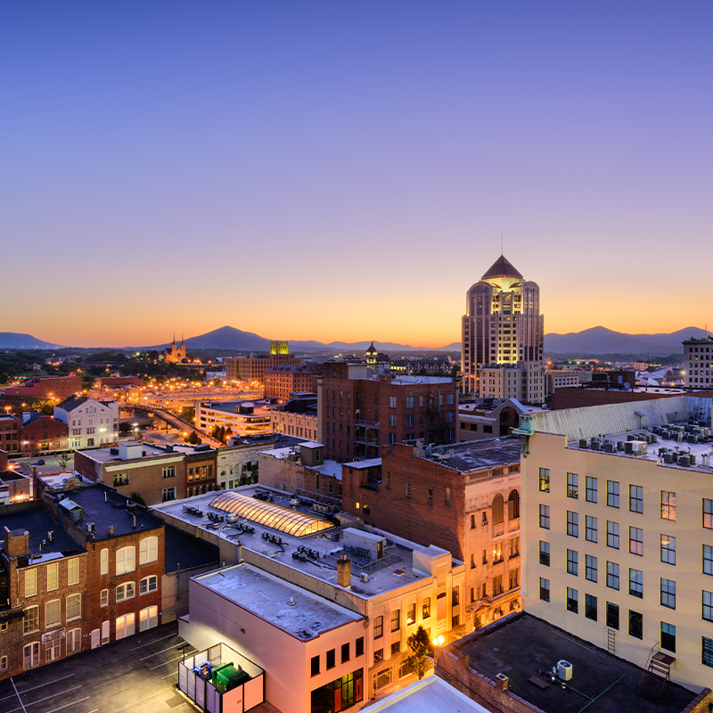 Roanoke, VA Cityscape